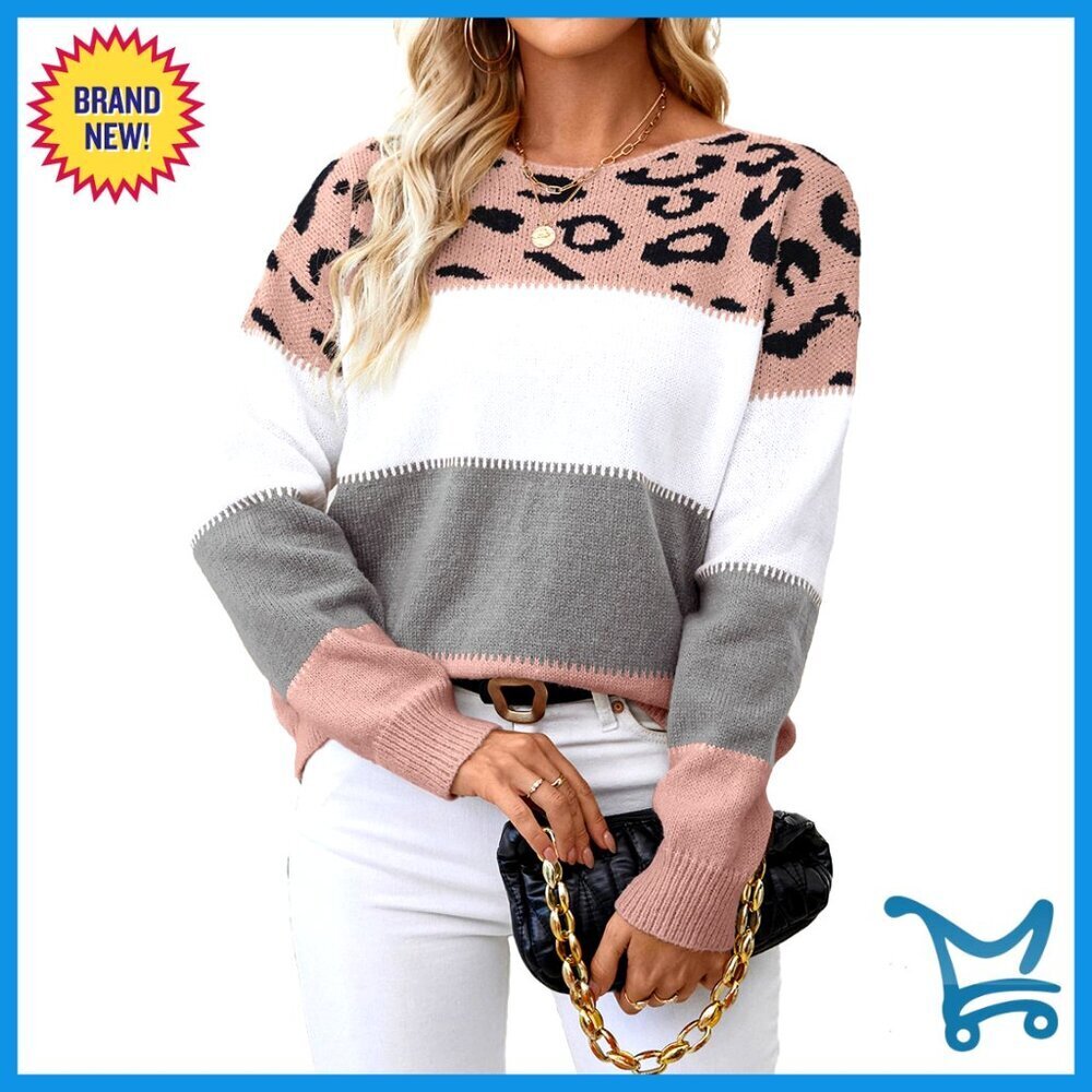 Oversized Knit Pullover Boat Neck Y2K Chic Trendy Casual Dressy Sweater Top